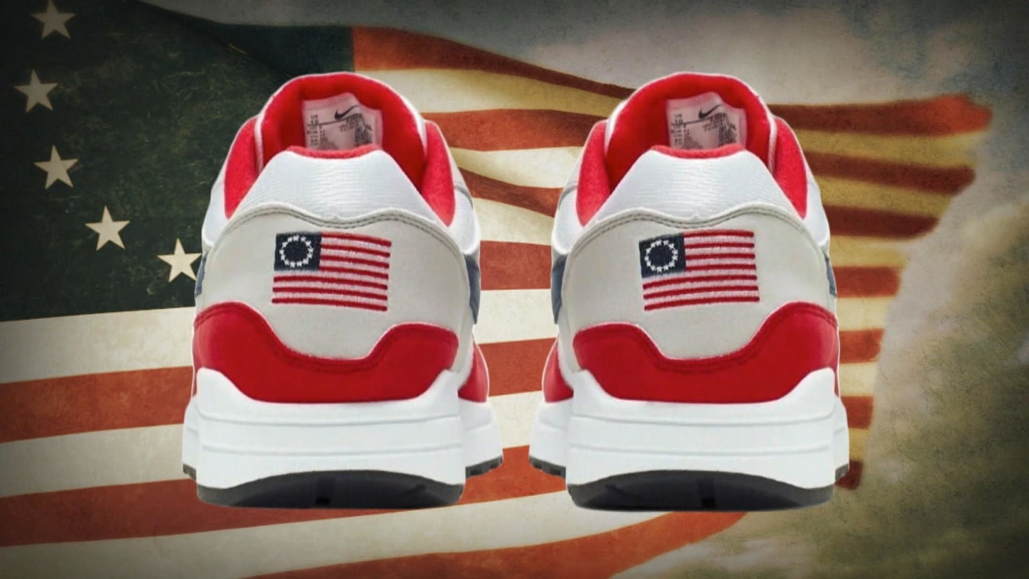 Nike Ross flag sneakers backlash