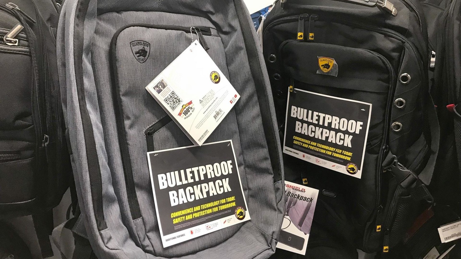 Bulletproof laptop bag can stop a .44 Magnum round