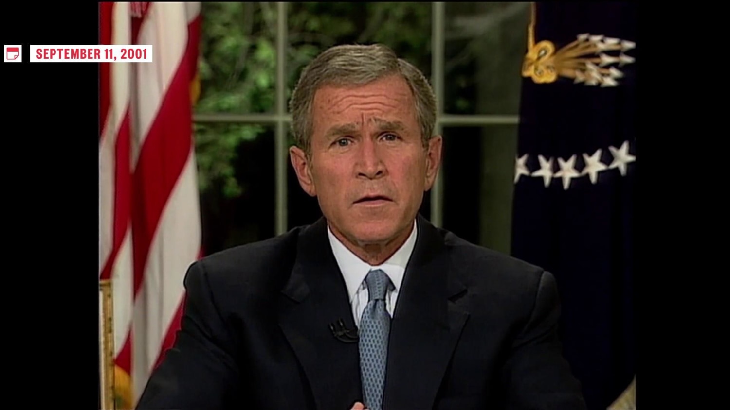 From The Archives George W Bush S Oval Office Speech On 9 11