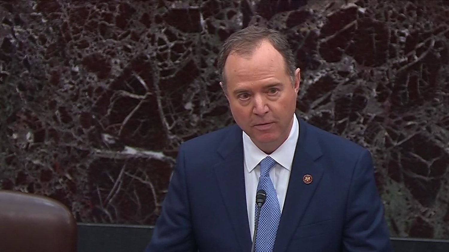 Watch Rep. Adam Schiff read the articles of impeachment to the Senate