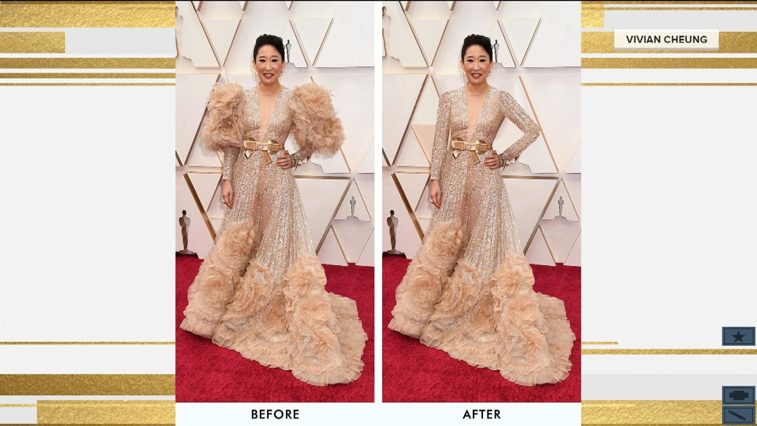 orange dress oscars 2020 Oscars 2020: The red carpet, from Billy Porter to Laura Dern