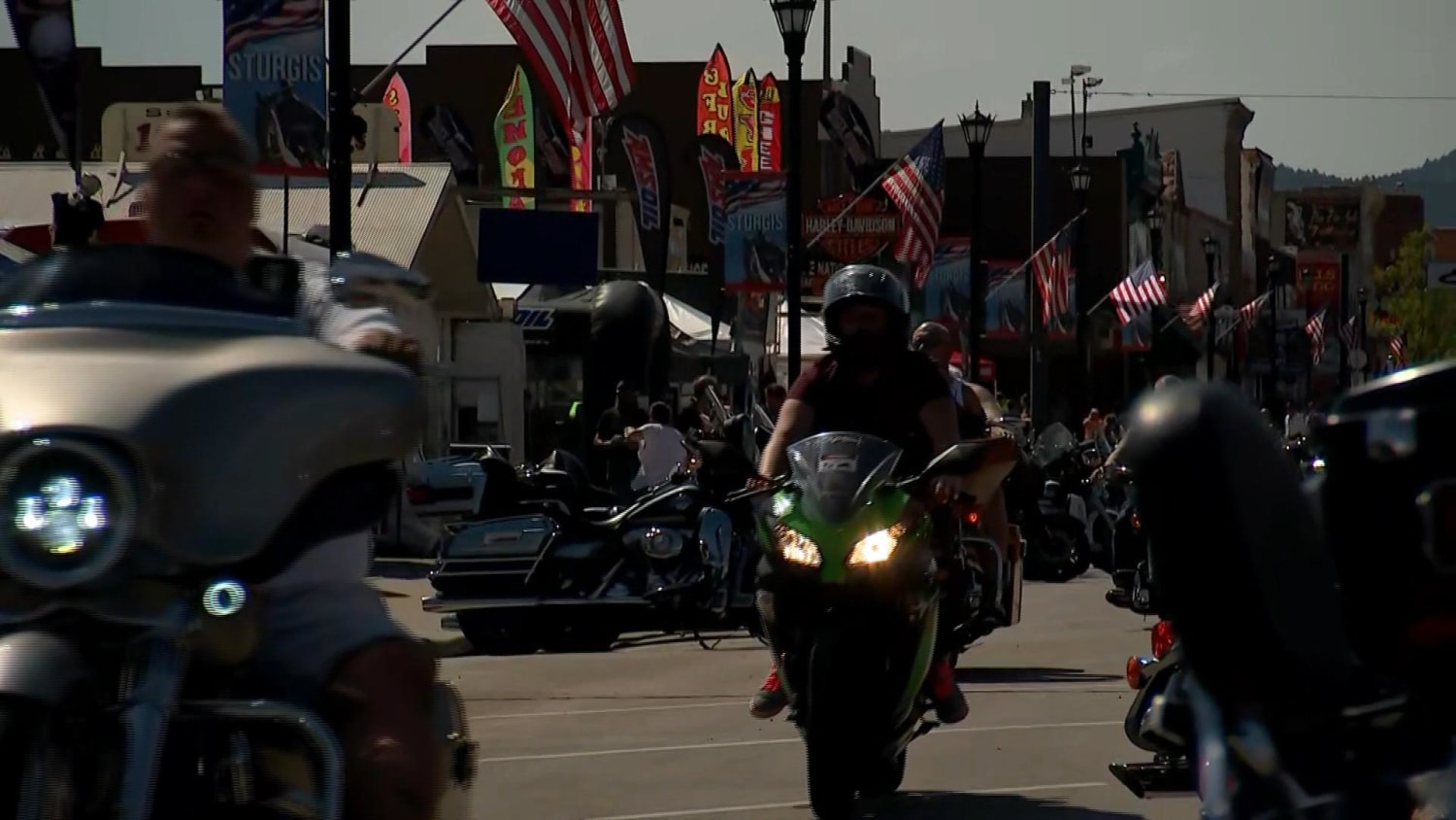 Sturgis motorcycle rally tied to new coronavirus cases a state away in Nebraska picture image
