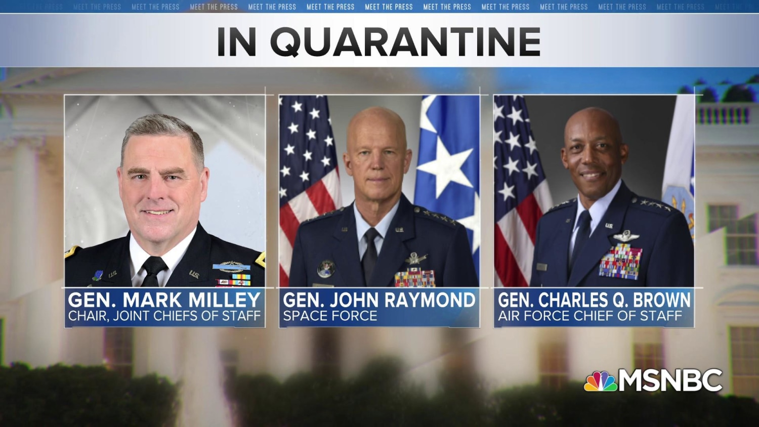 All But One Of Military S Joint Chiefs Of Staff Quarantine After Admiral Tests Positive