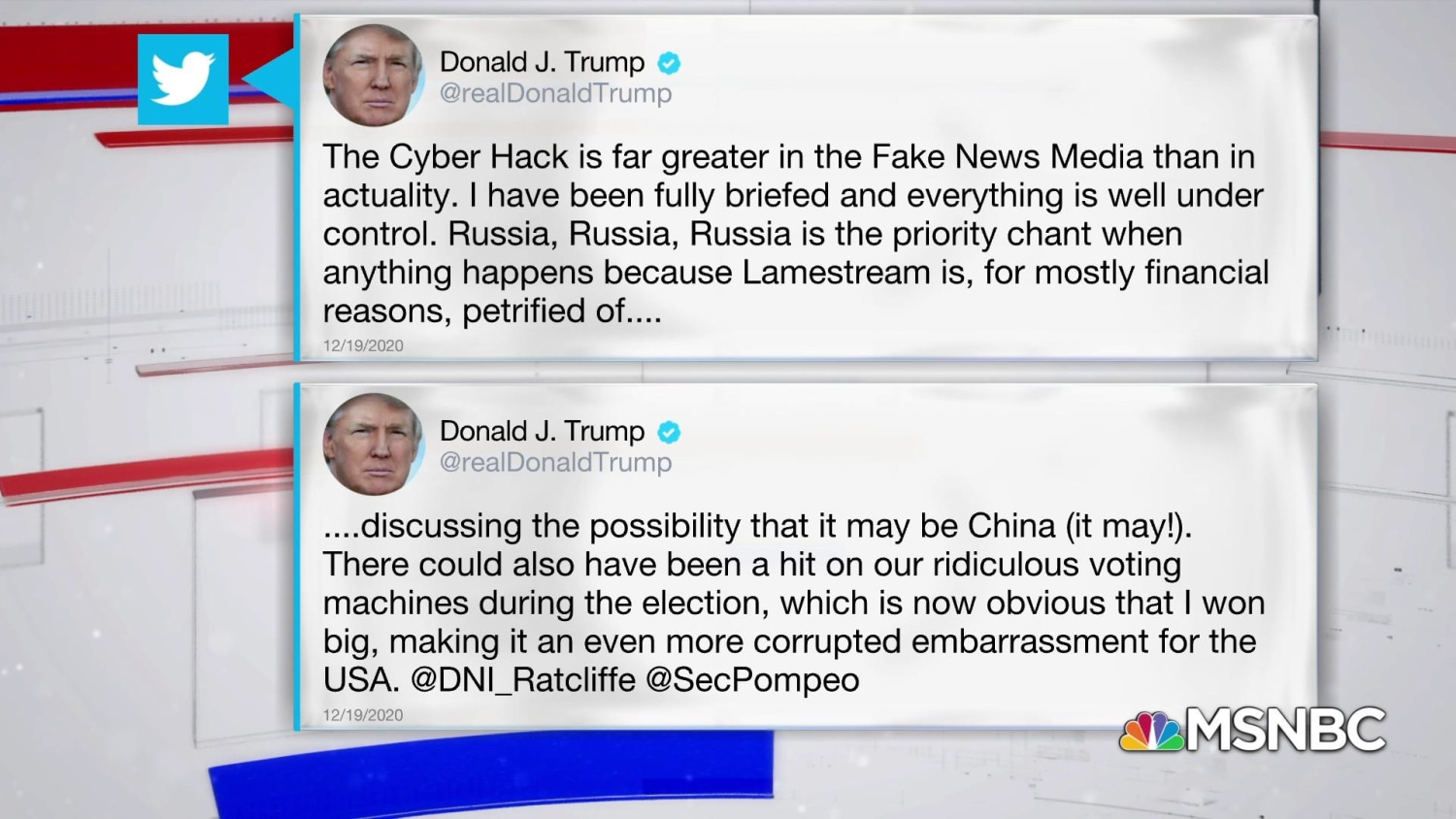 Donald trump 2025 china hoax tweet