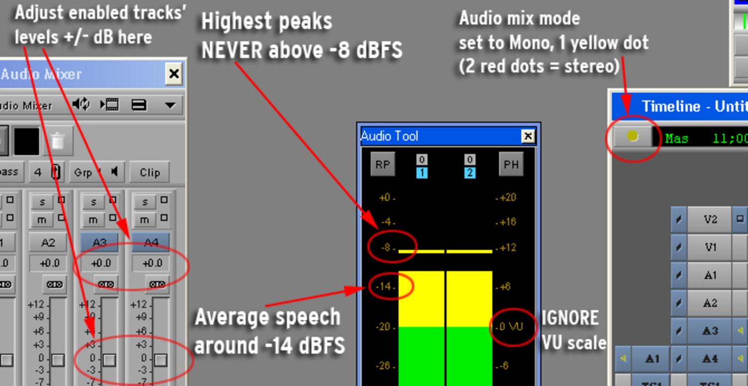 Audio requirements for video being flipped to msnbc