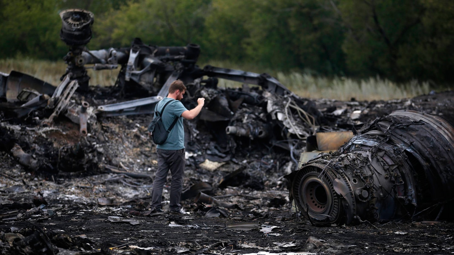 Aircraft Shot Down Over Ukraine