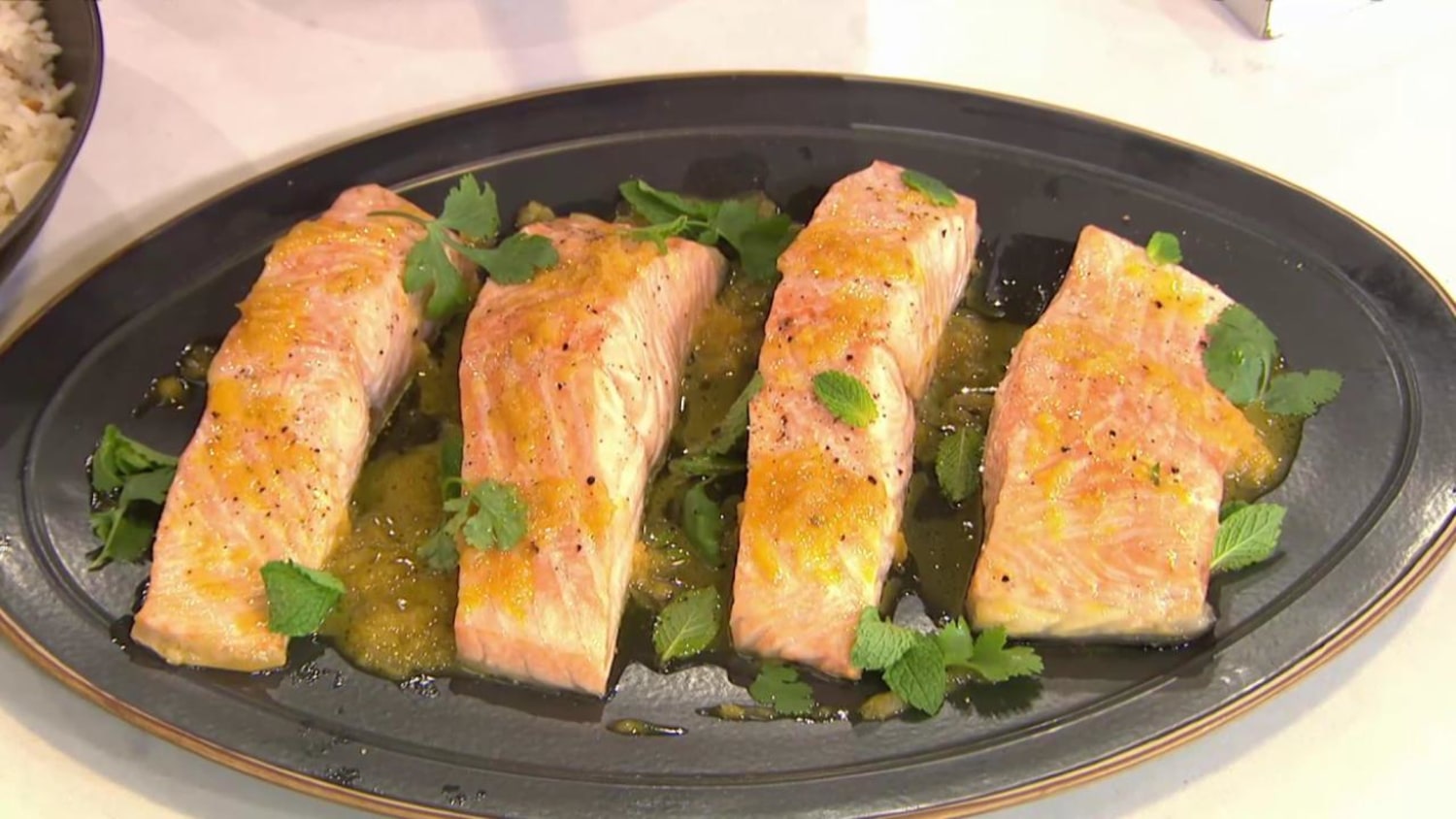 Pan Fried Salmon with Passion Fruit Sauce - Olivia's Cuisine