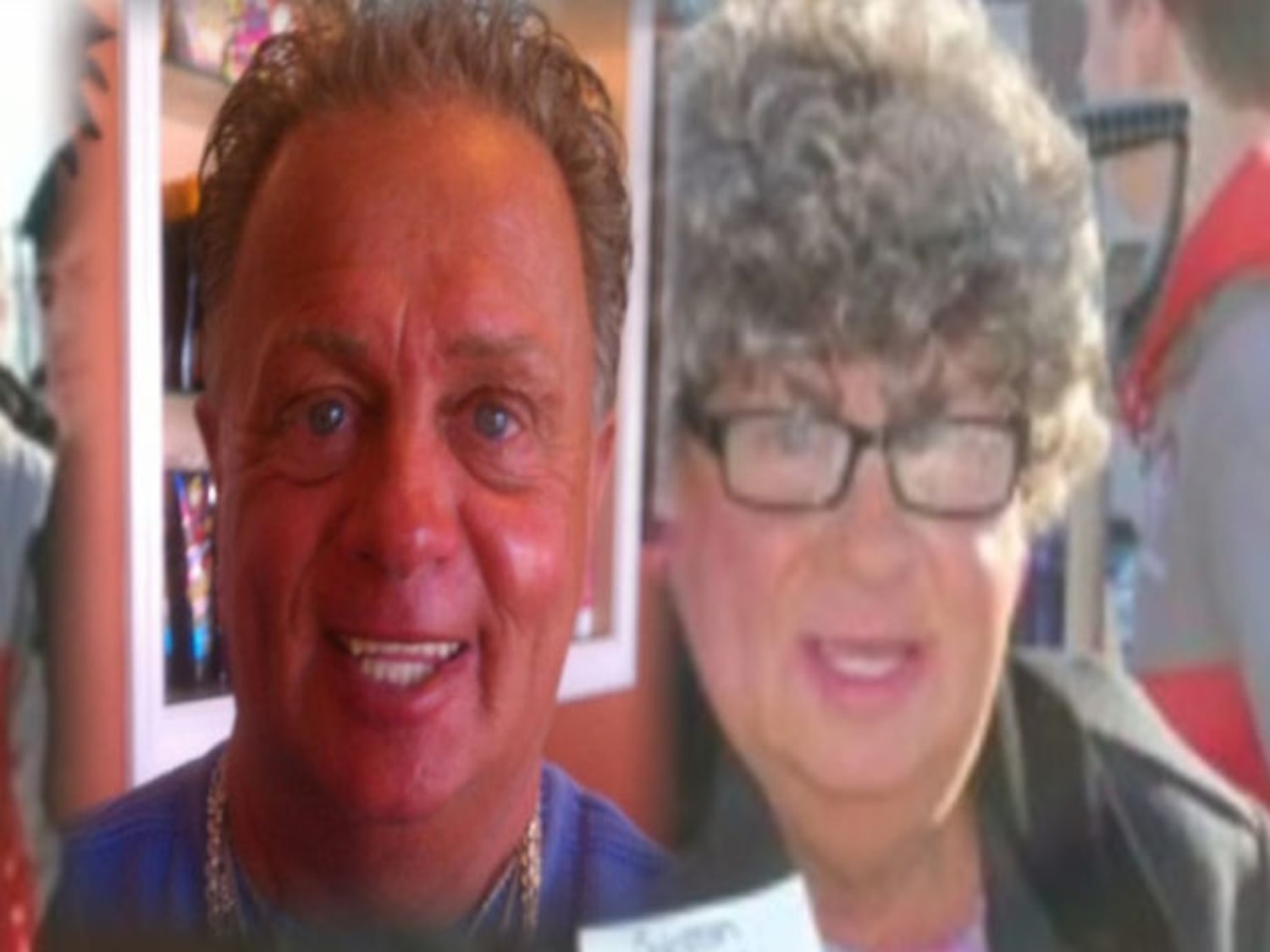 man dressed as old lady Bizarre Politics: Official Allegedly Disguised Elderly Woman BEACH-WEDDING