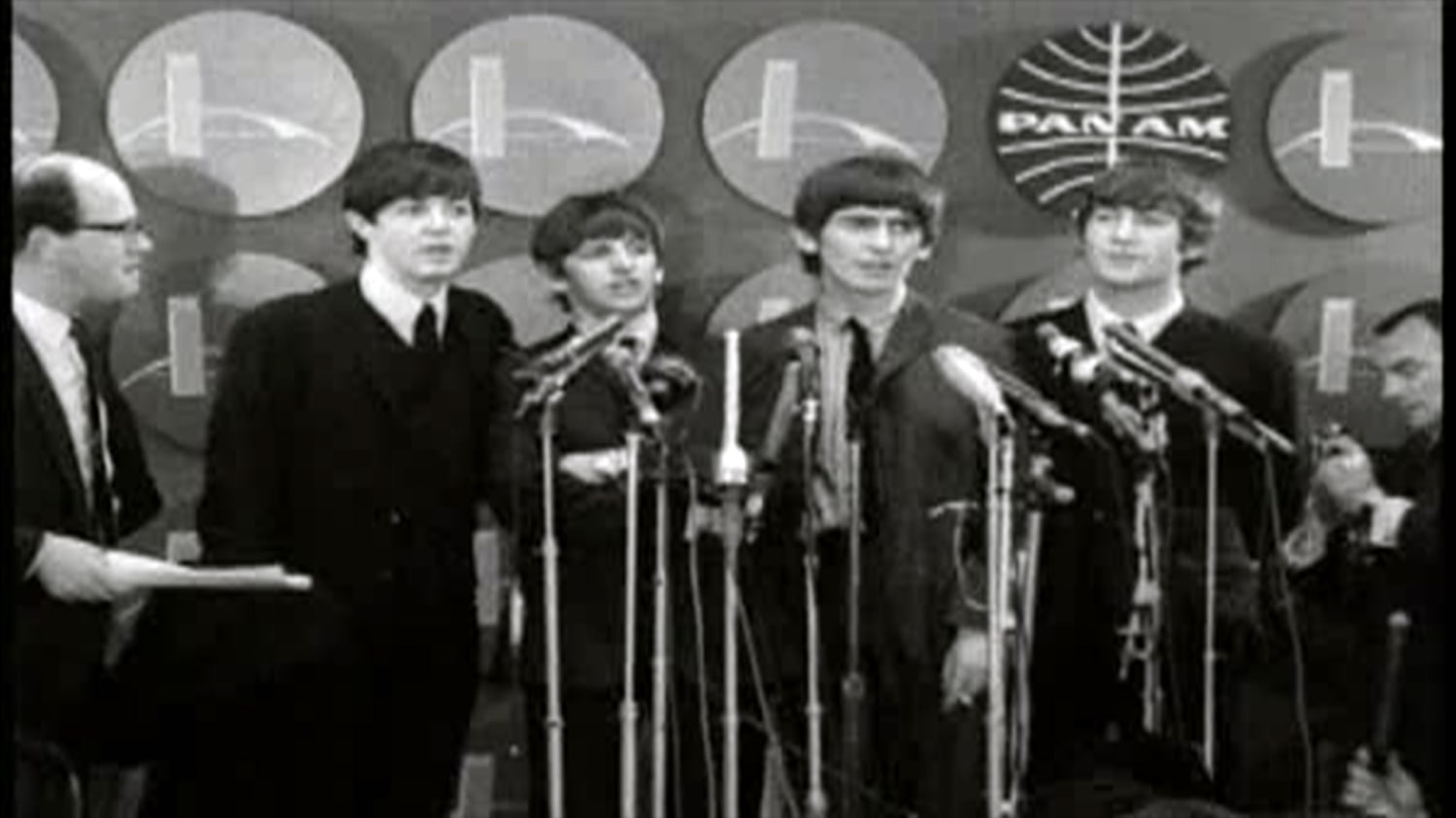 Watch the Beatles' First U.S. Press Conference