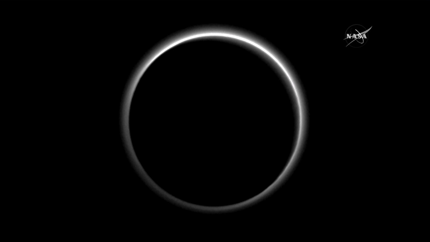 Dark Side of the Dwarf: Backlit Pluto Captured in New Horizons