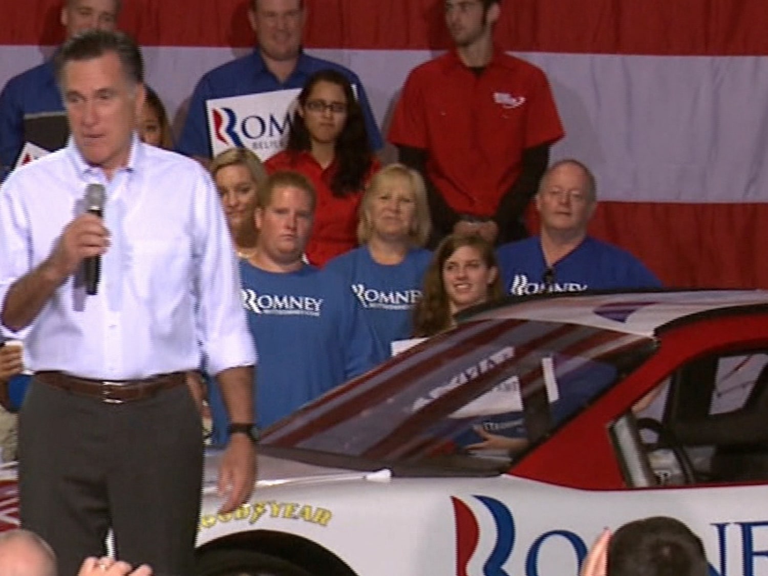 Romney-Ryan drives away with Nascar support