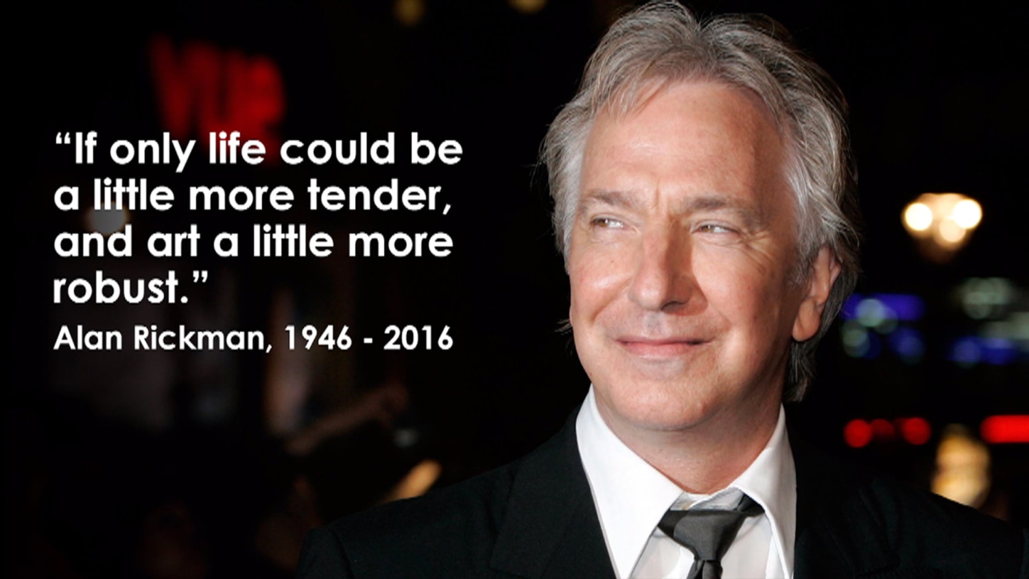 Alan Rickman (1946 - 2016) — RADA