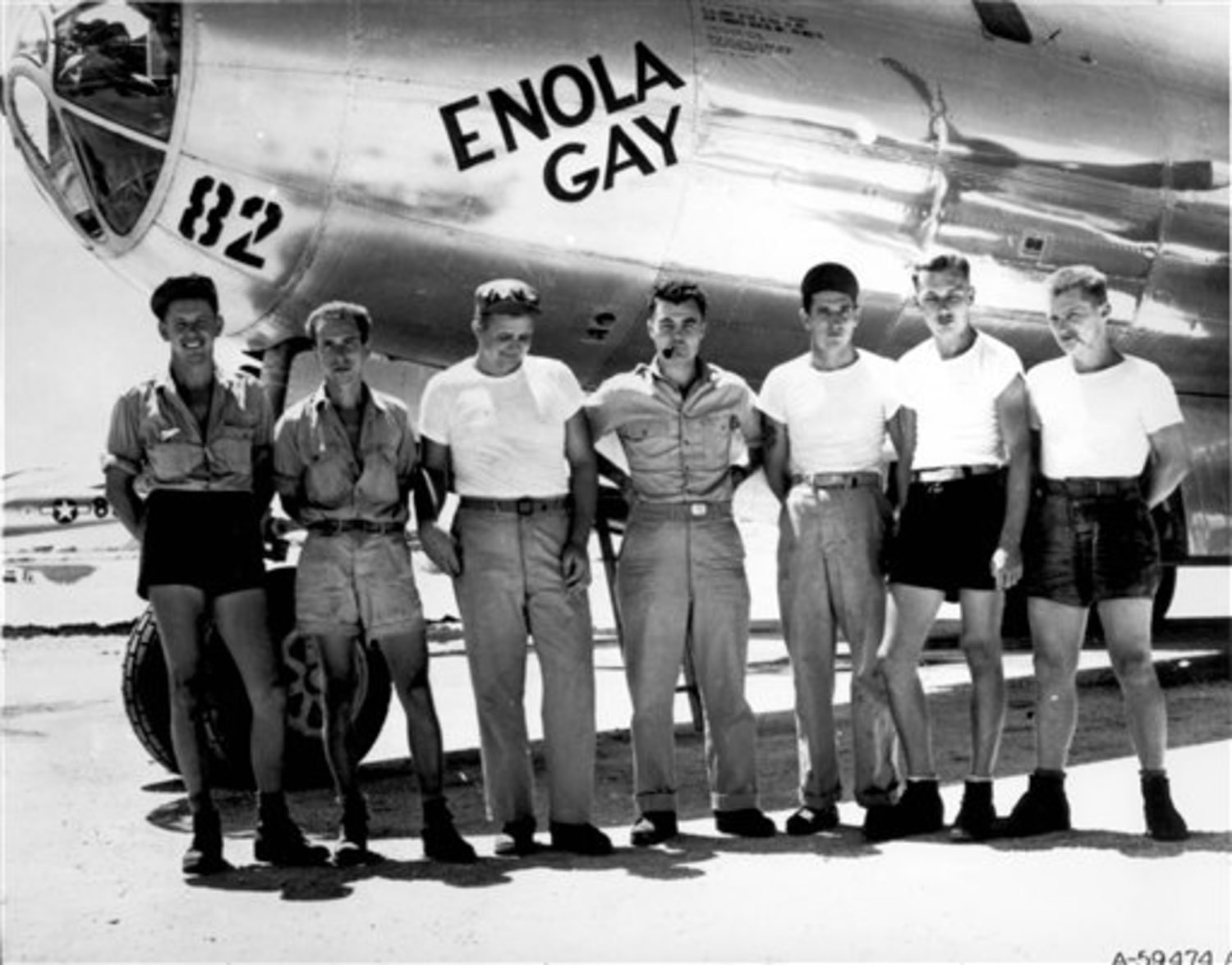 imagine a man pilot of enola gay