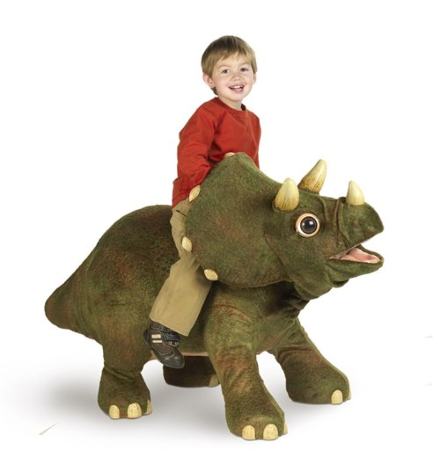 Riding dinosaur, robot top hot holiday toy list
