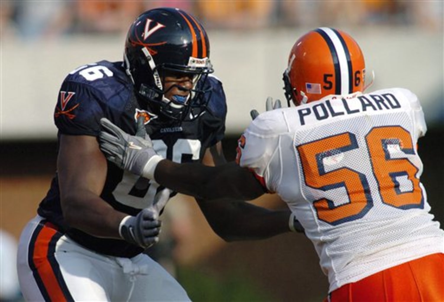 Virginia alum D'Brickashaw Ferguson delivers remembrance of three