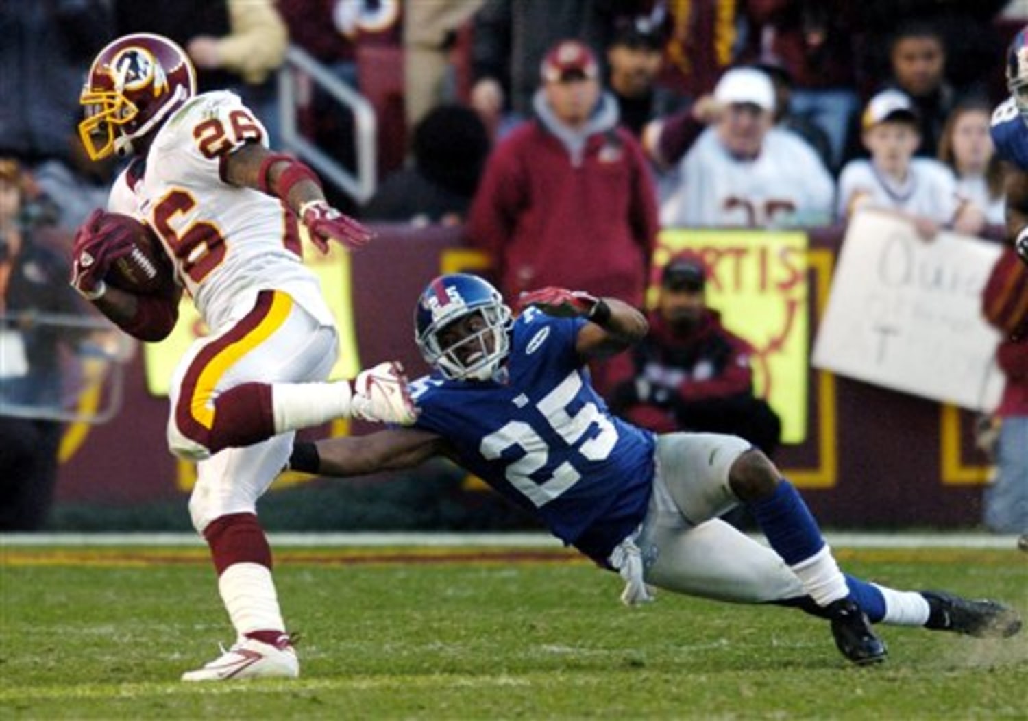 Shawn Springs' Official Washington Redskins Signed Jersey