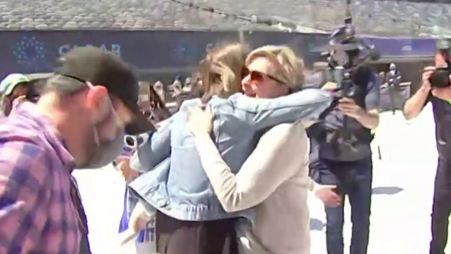 Families separated during Covid reunite at MetLife Stadium
