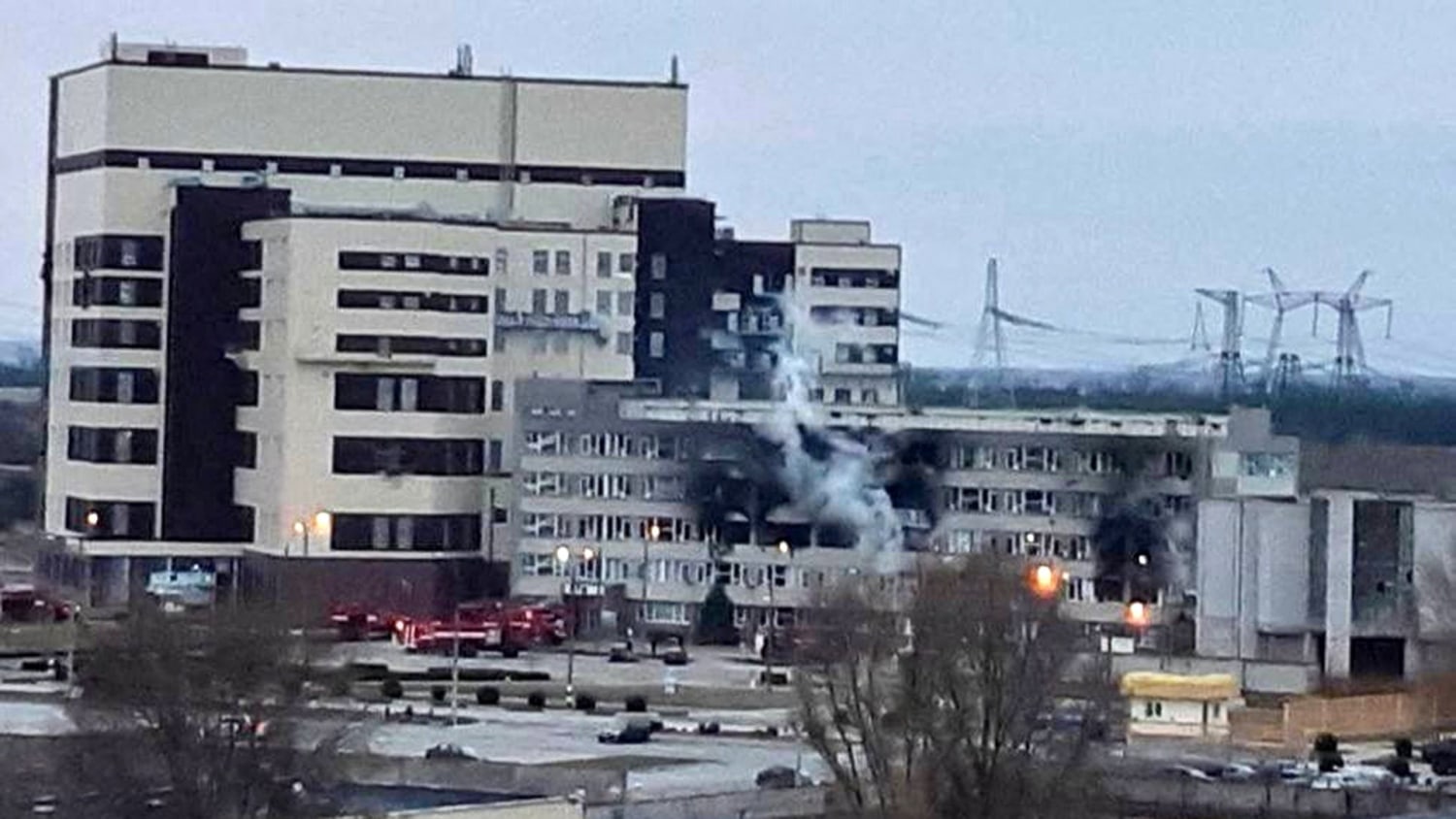 Type A-2（SPIT FIRE/製造国不明） Fire extinguished at Ukraine nuclear plant after Russian attack