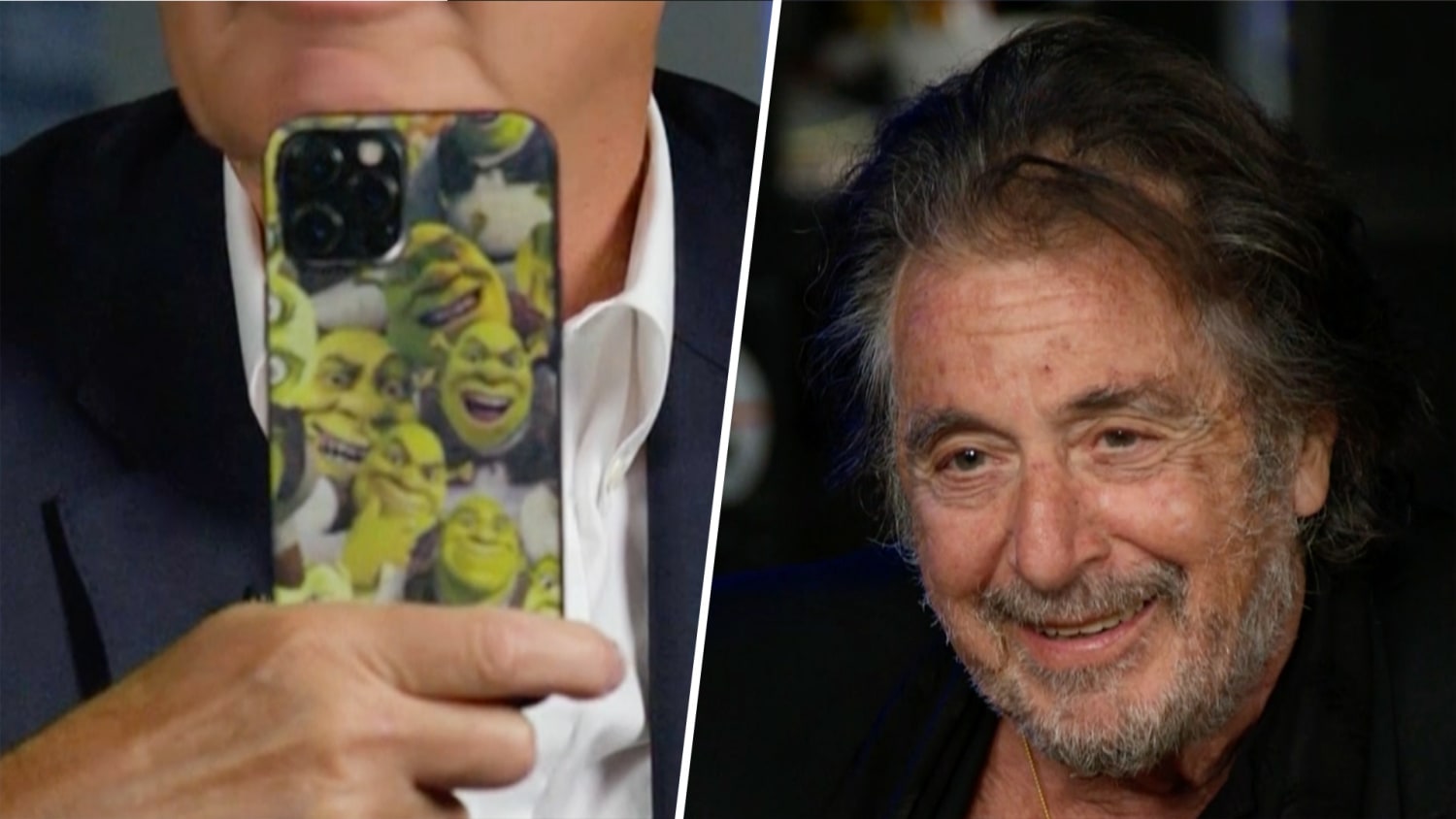 Here's the endearing reason Al Pacino has a Shrek phone case Here's the endearing reason Al Pacino has a Shrek phone case