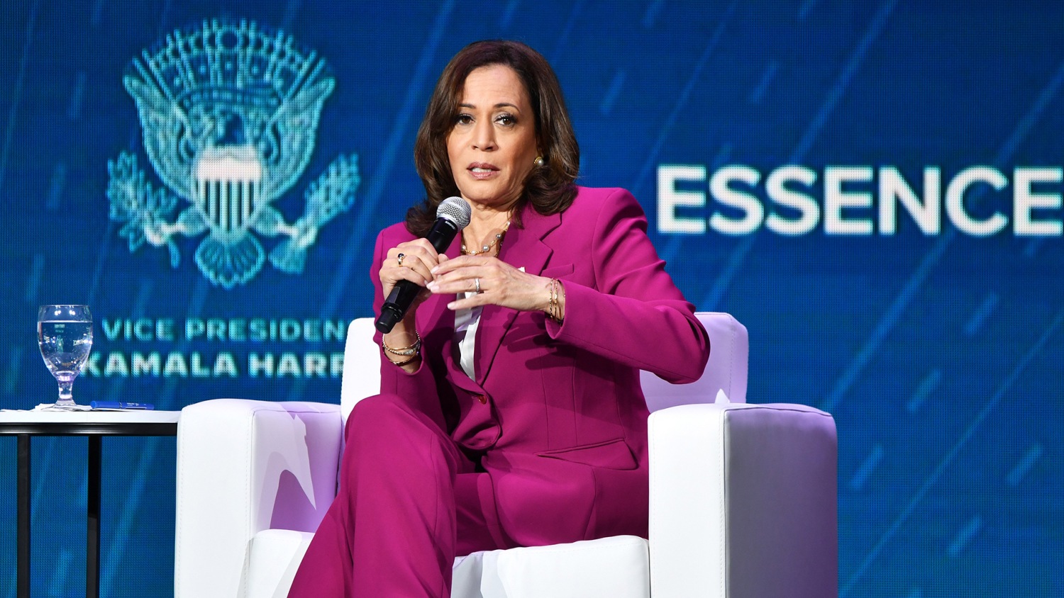 Watch live: Kamala Harris welcomes Las Vegas Aces to White House