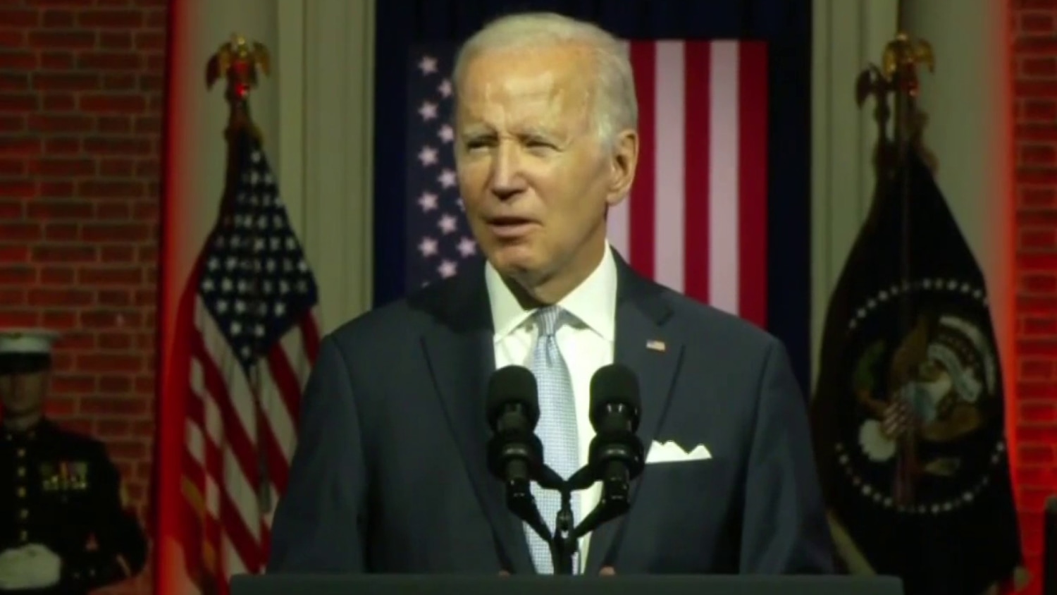 Biden says the election is a battle against 'MAGA Republicans.' He's been  silent about Democrats elevating them.