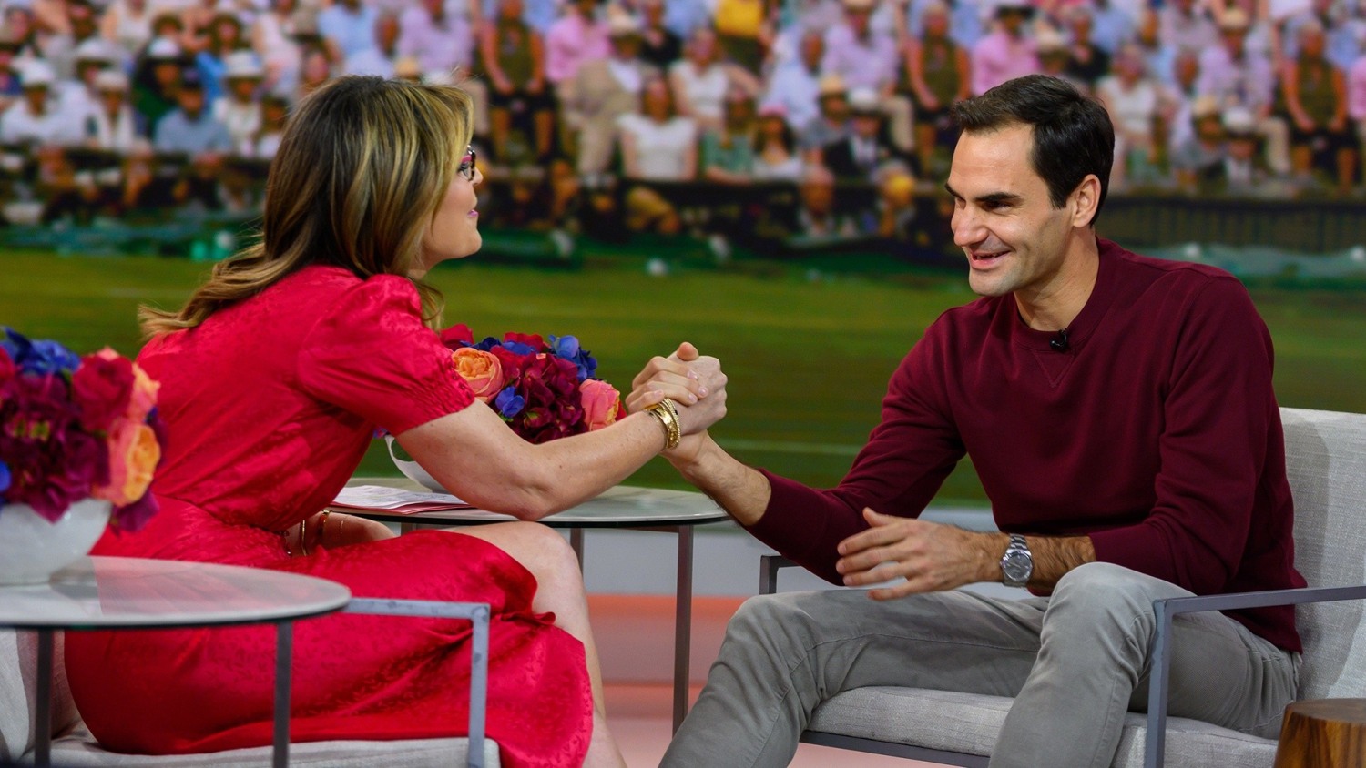 Savannah Guthrie reacts to class act Roger Federer s retirement