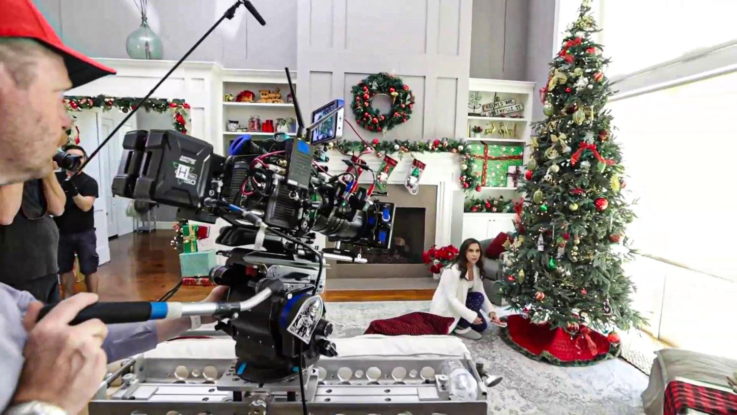 Christmas comes to town in the middle of summer for Hallmark