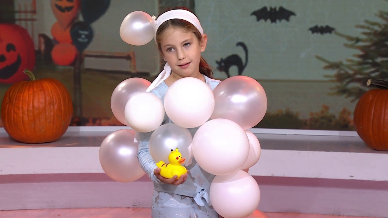Homemade Bubble Bath Costume for Kids
