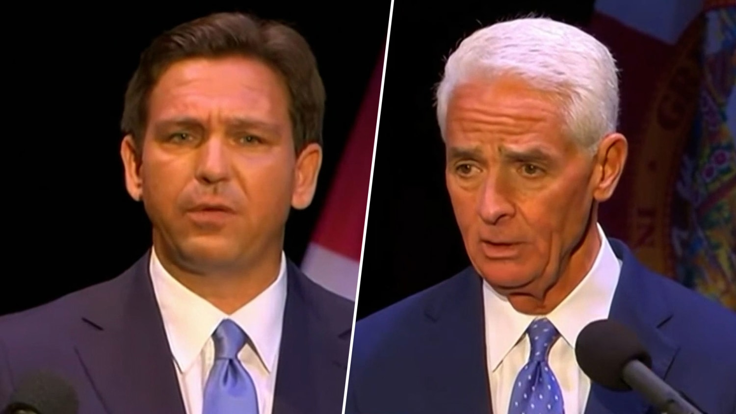 Crist to DeSantis: Will you run for president? Florida governor refuses to  say in caustic debate