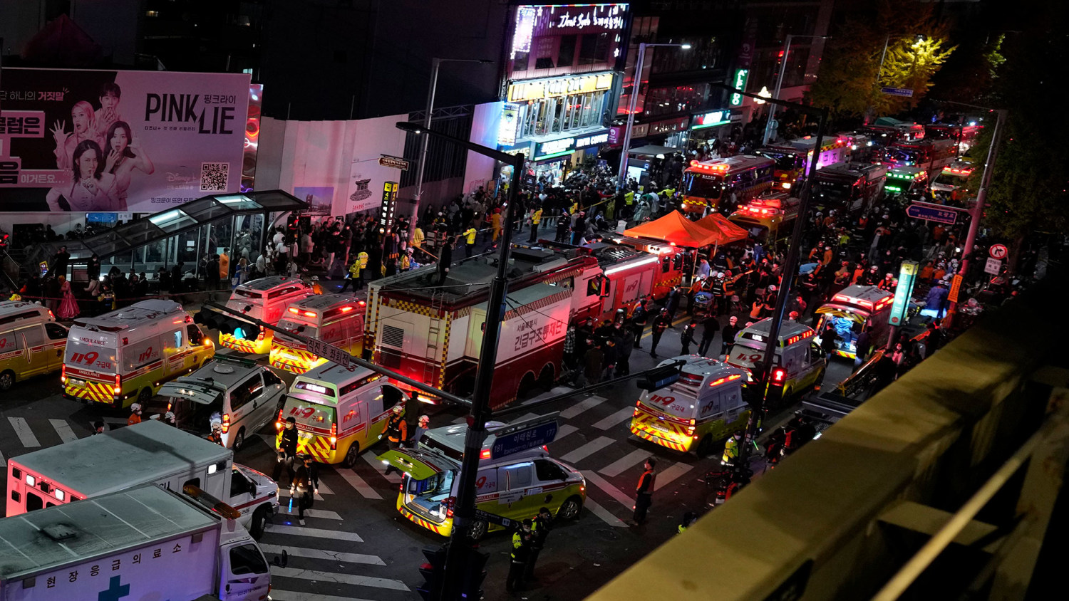 At least 153 dead following crowd surge in Seoul during Halloween  festivities