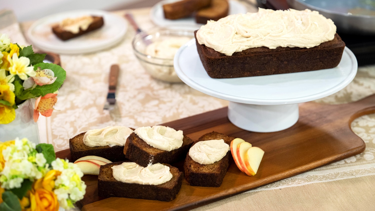 Fresh Apple Loaf Cake Recipe - Through My Front Porch