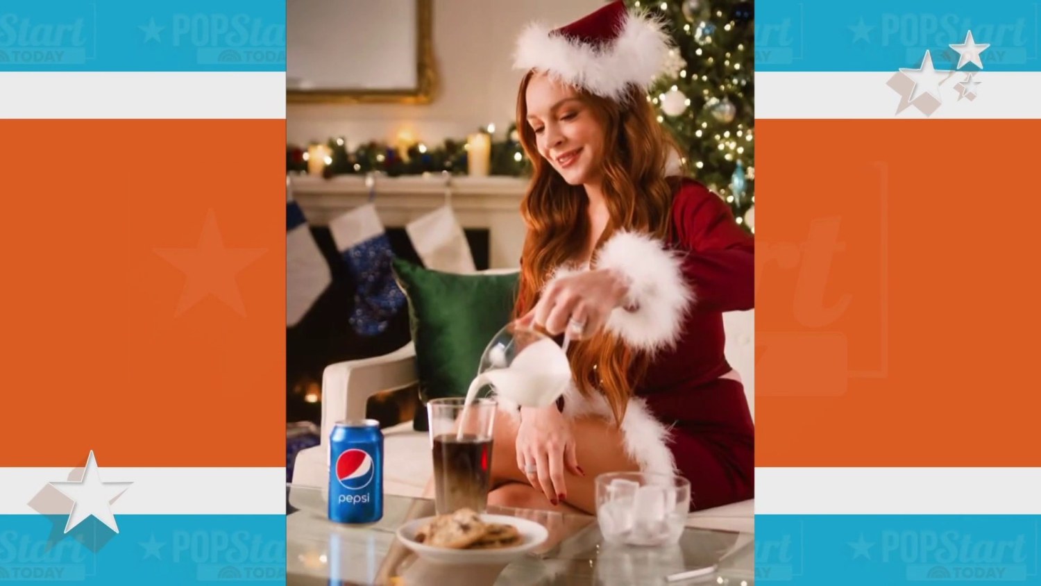 Lindsay Lohan Is Trying to Make Pepsi and Milk Happen
