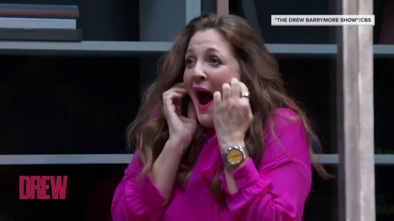 See Penn Badgley surprise Drew Barrymore for her birthday