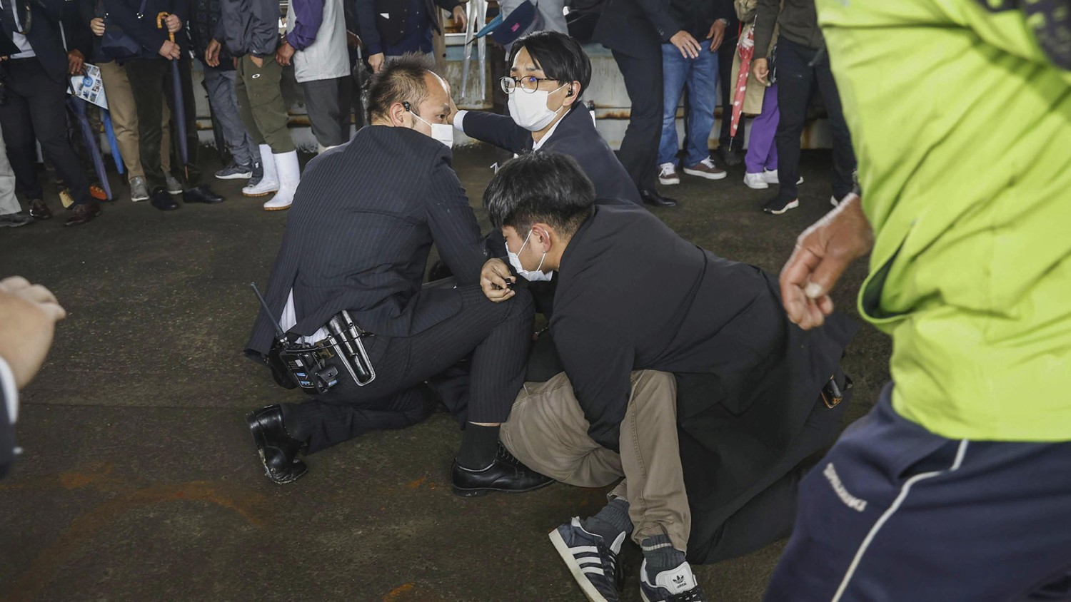 Japanese Prime Minister rescued from improvised explosive device