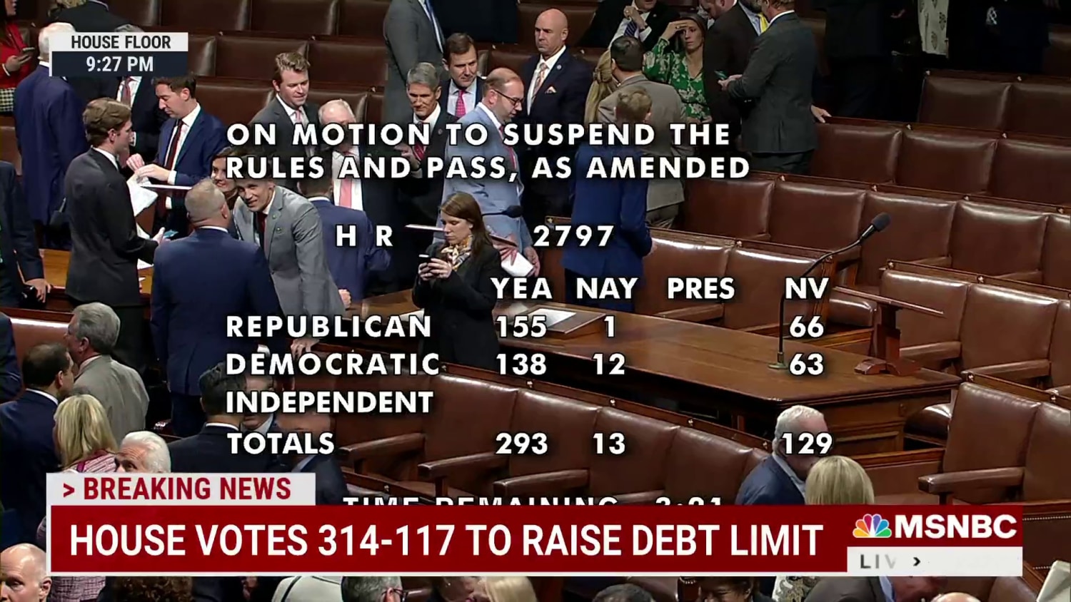 Debt Ceiling Vote Count Alyssa Clarke Kabar