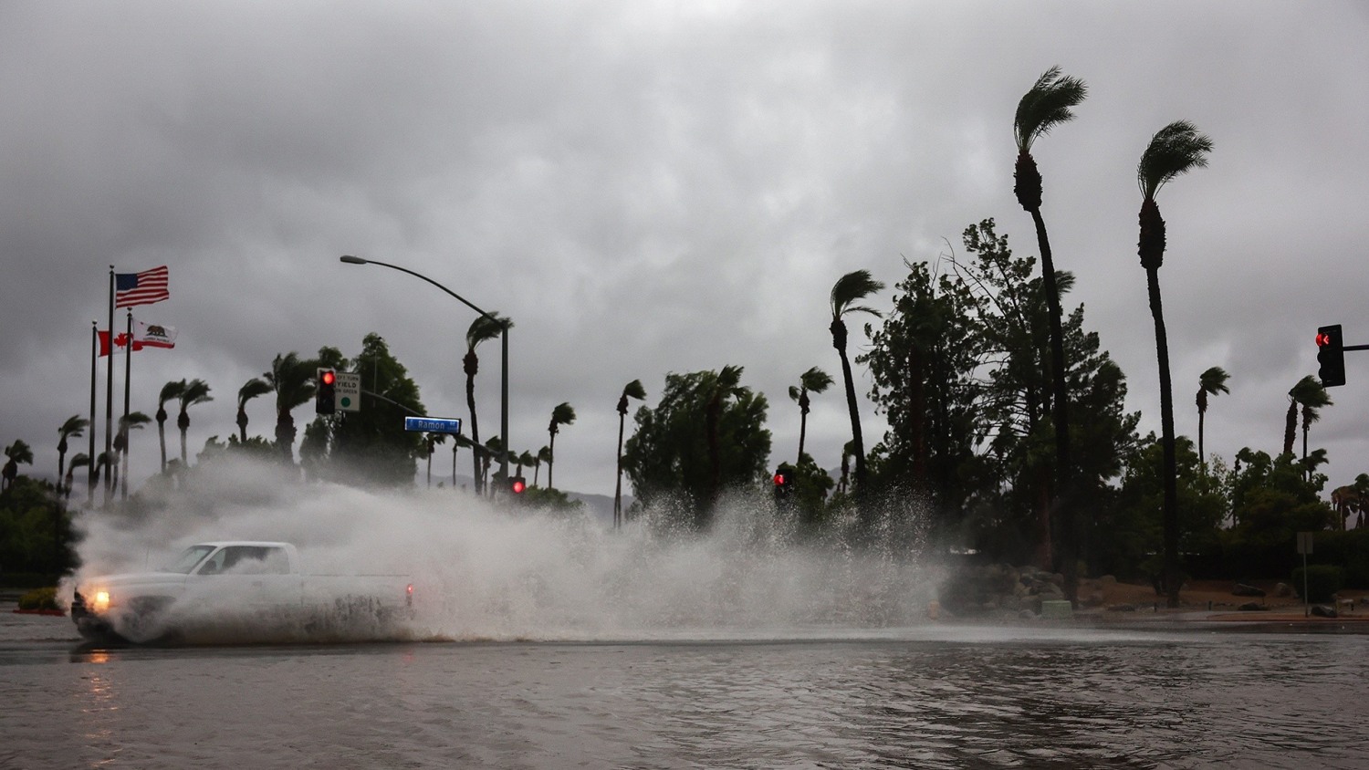 Tropical Storm Hilary: Dodger Stadium Becomes a Lake as California