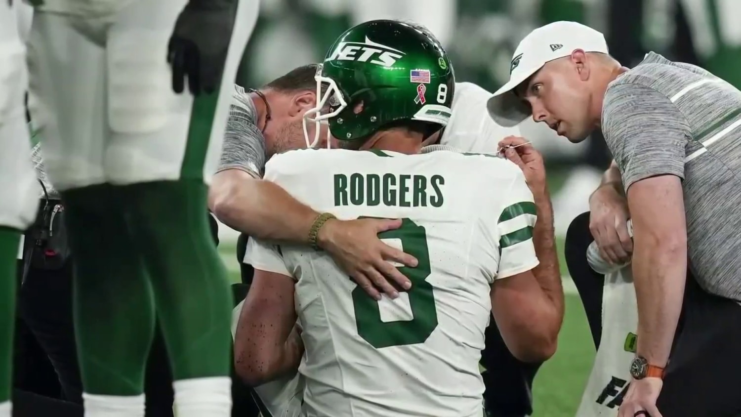 Aaron Rodgers out for the season after Achilles tendon tear