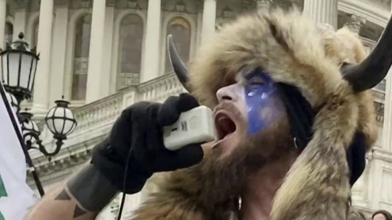 QAnon Shaman' files paperwork in Arizona to run for Congress