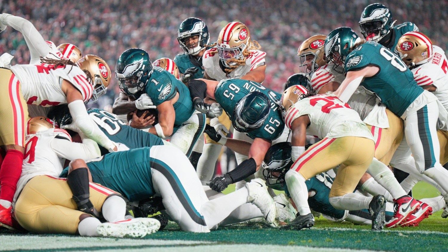 The Philadelphia Eagles' 'tush push' is becoming the NFL's most
