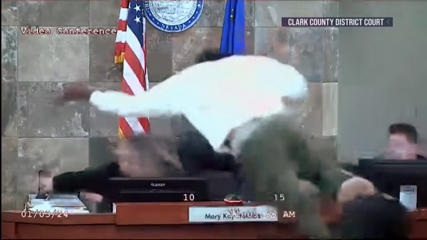 Rosalie Payne Kabar Las Vegas Judge Attacked In Court