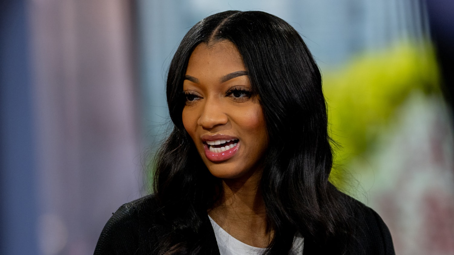 Angel Reese talks being drafted to Chicago Sky in WNBA