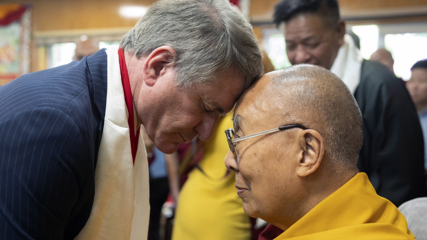 Delegation led by Rep. Michael McCaul and including Nancy Pelosi meets  Dalai Lama