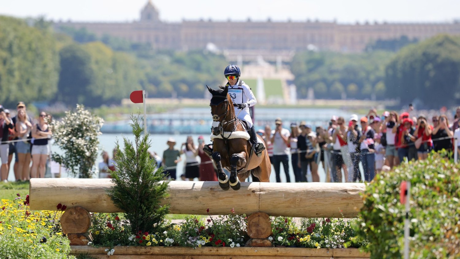Japan Olympic Equestrian Star Yoshiaki Oiwa Posed with Medal