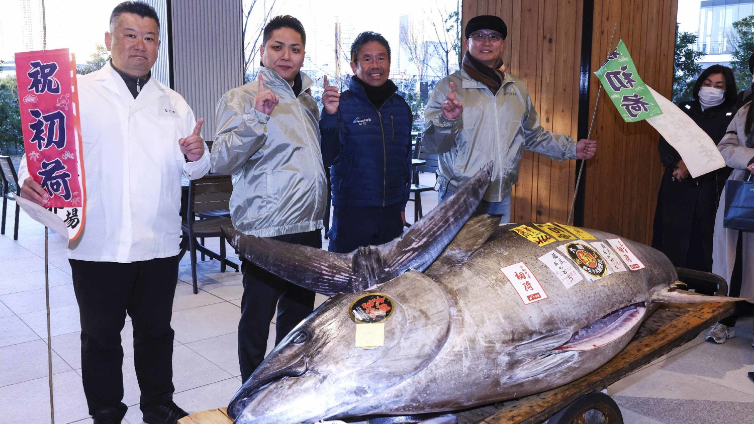 Sushi chain pays $1.3 million for motorcycle-sized tuna at Tokyo