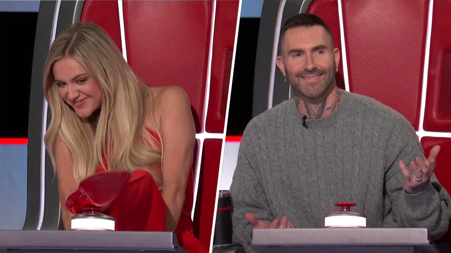 Kelsea Ballerini taunts Adam Levine with voice of Blake Shelton