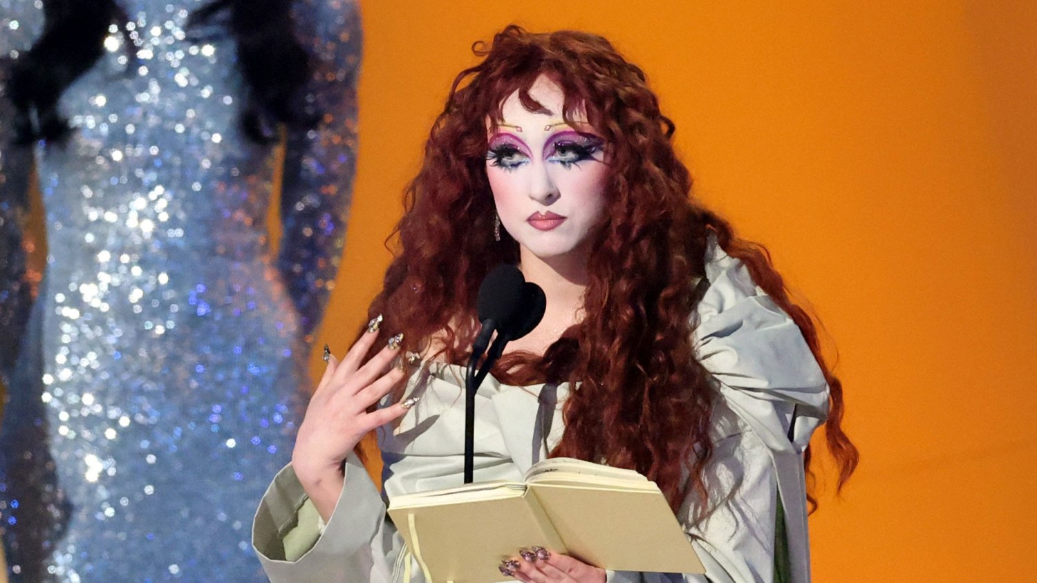 Chappell Roan celebrates win for best new artist by calling out