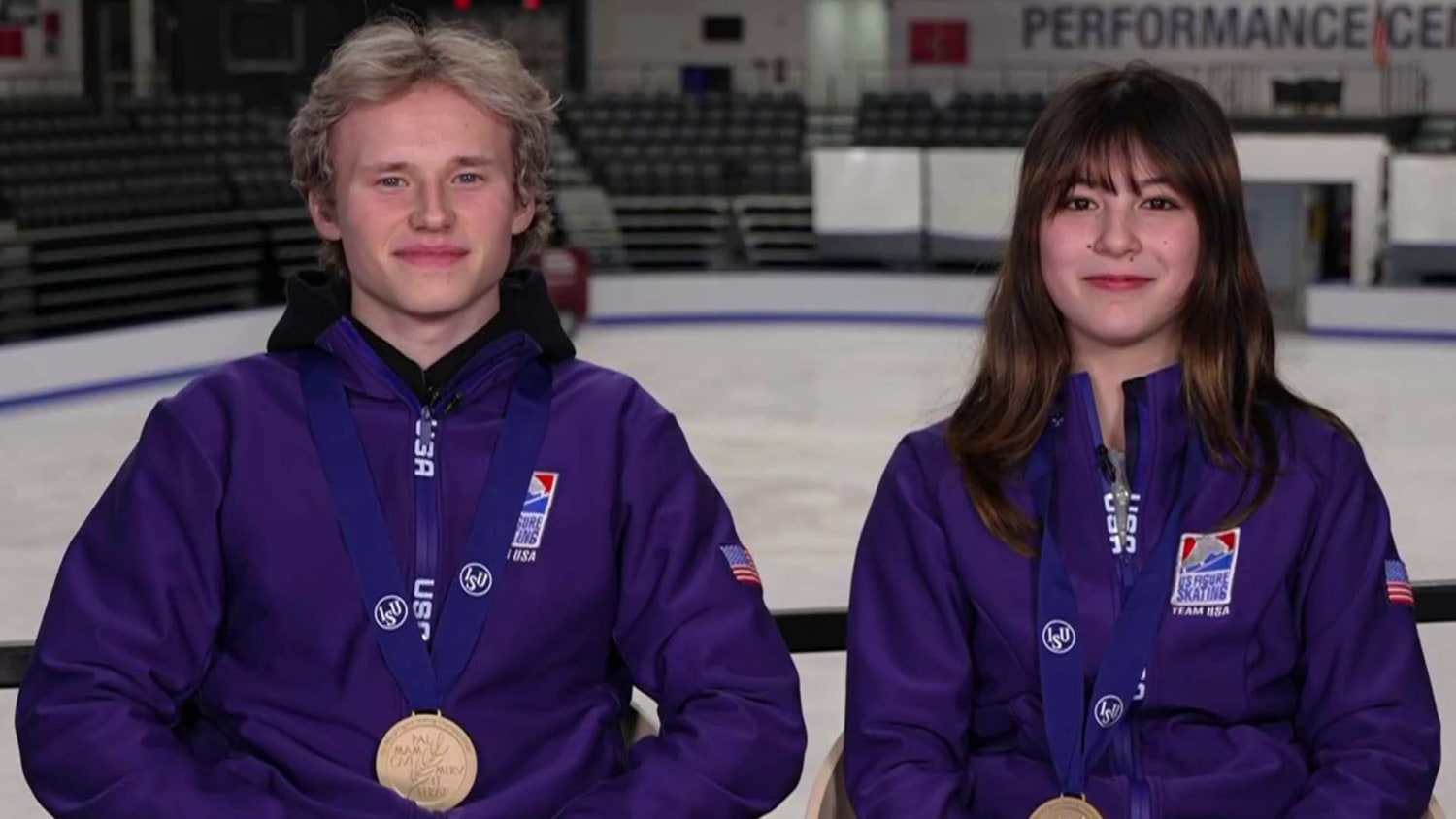 Figure skaters Alysa Liu, Ilia Malinin talk world championship wins