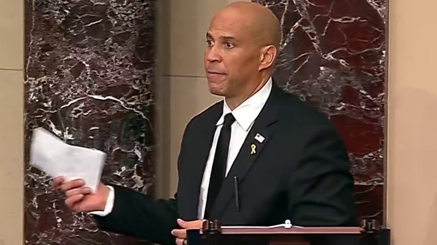 Sen. Cory Booker breaks record for longest Senate speech ever