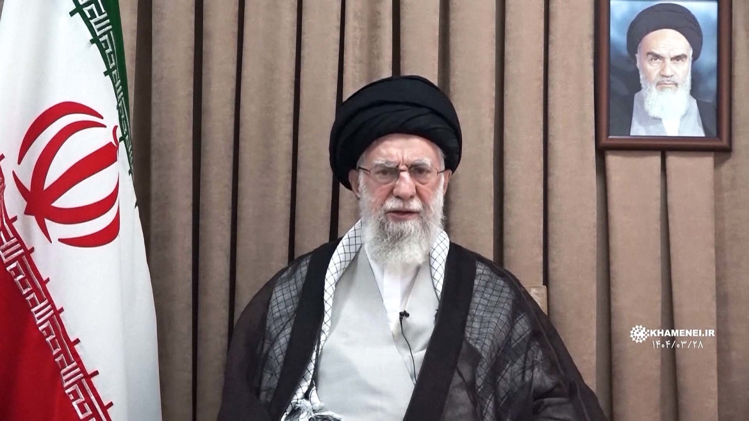 Iran’s supreme leader defiant in response to Trump