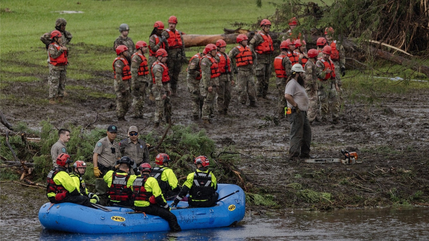 Texas flooding leaves at least 104 dead as search for survivors continues